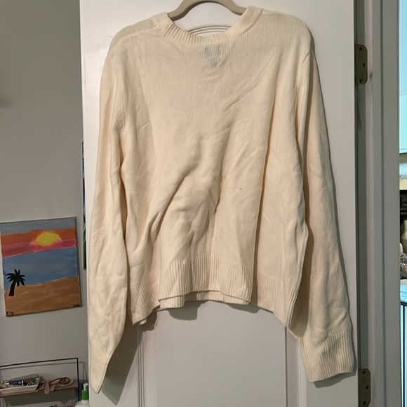 Gap Ivory sweater crew size xxl - Picture 2 of 4
